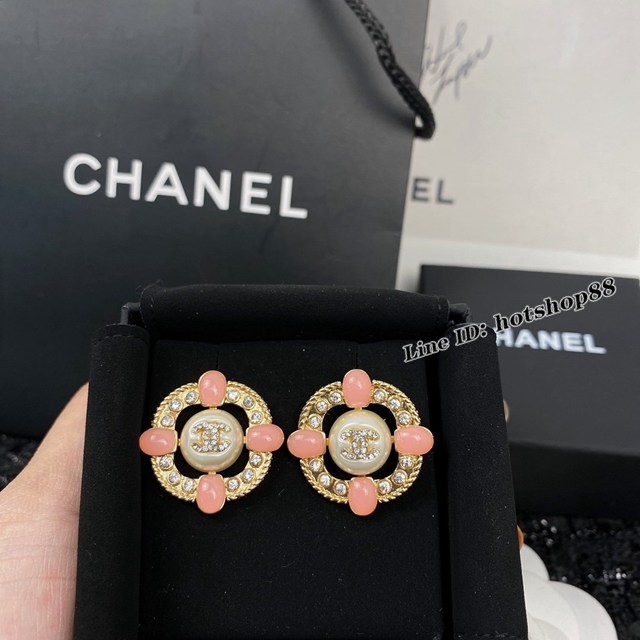 Chanel專櫃新款飾品耳圈 香奈兒耳釘熱銷款耳環 zgb2536